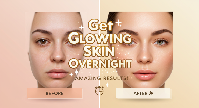 get glowing skin overnight