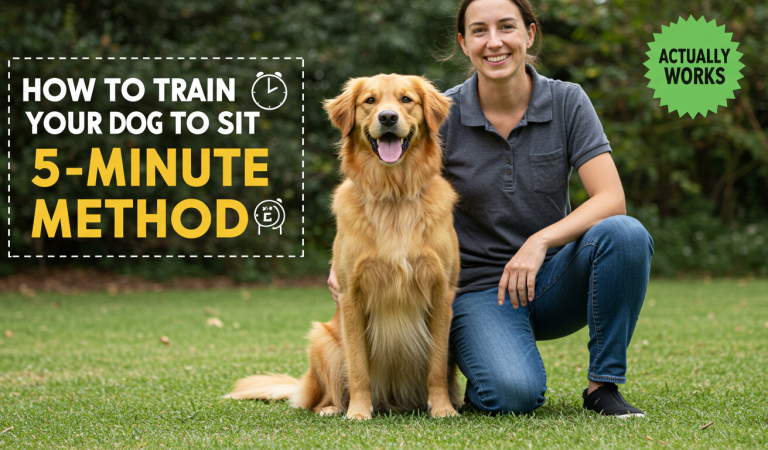 How to Train Your Dog to Sit: 5-Minute Method That Actually Works