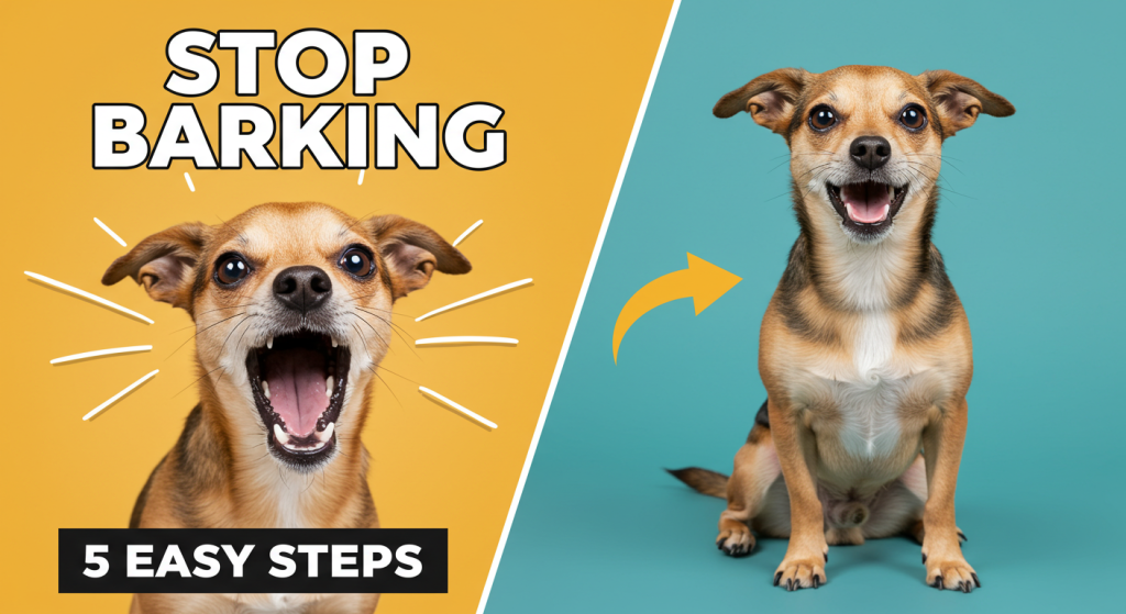 Stop Barking Dog in 5 Easy Steps