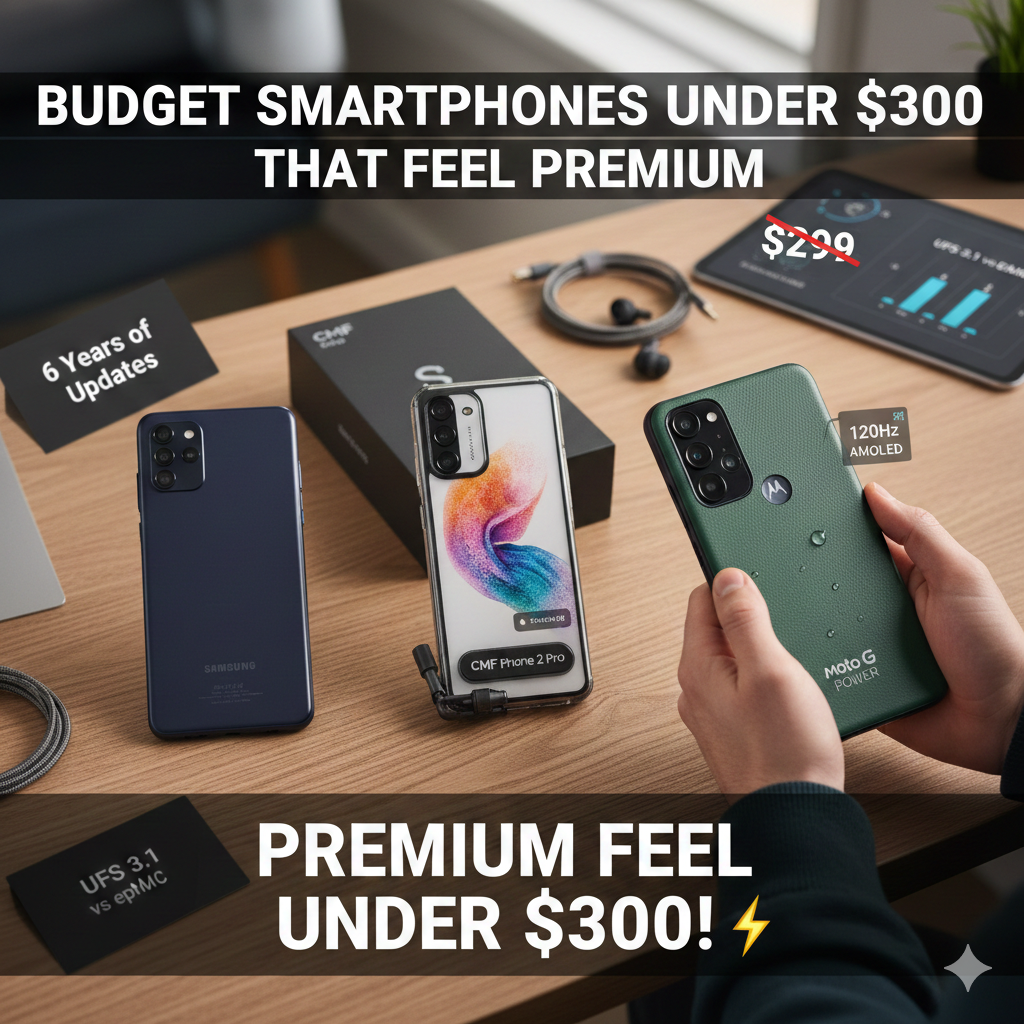 Budget smartphones under $300